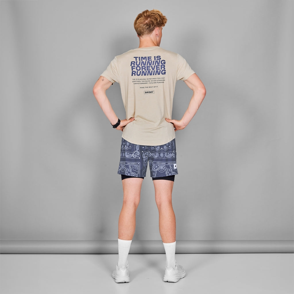 SAYSKY Paisley 2 In 1 Pace Shorts 5"