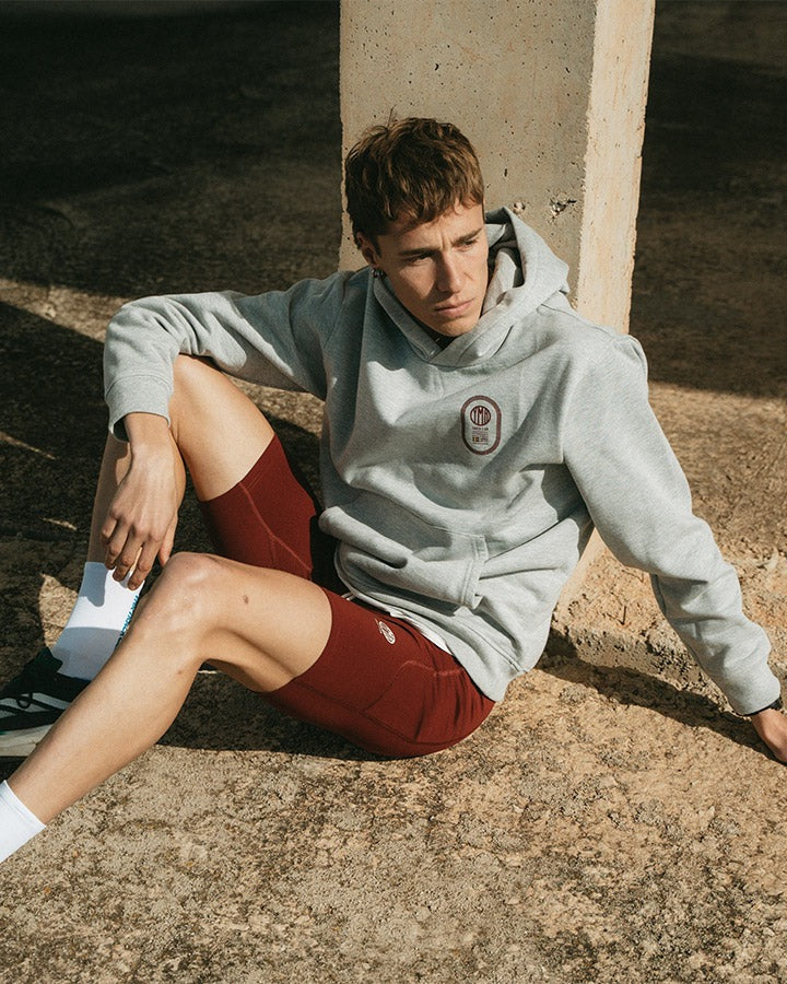STADION MEN'S HOODIE GREY MELANGE