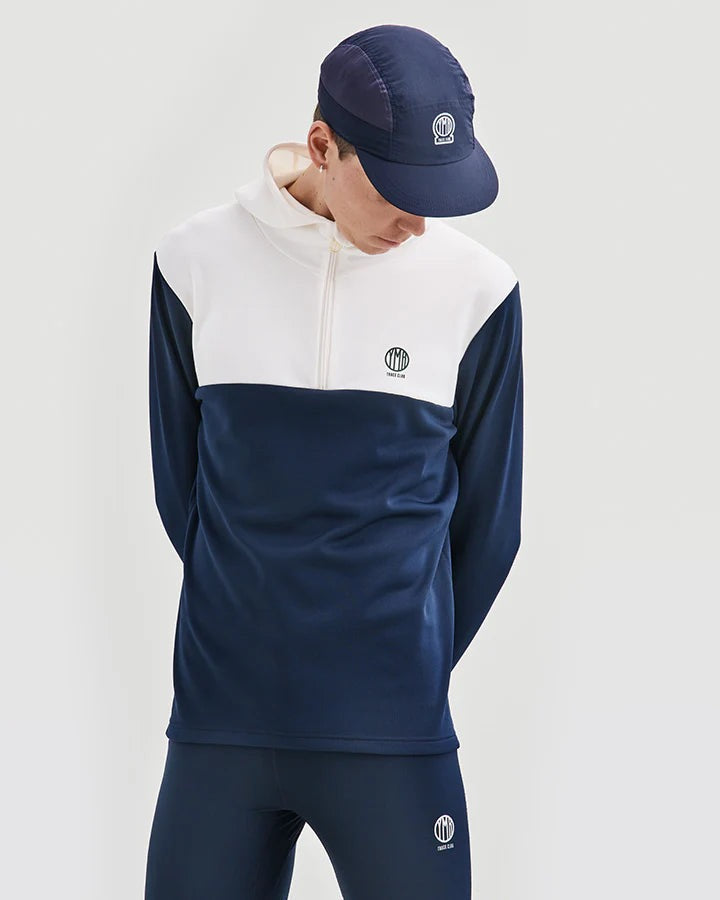 ÅSUNDEN MEN'S HALF ZIP - YMR (Off-White/Navy)